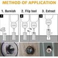 thumbnail image 4 of HSHDLDF Damaged Screw Extractor Kit, Stripped Screw Extractor Set, Titanium Extractor Broken Wire Maintenance Tools Stud DIY Screw Removal Tool, Broken Bolt Extractor and Screw Remover Set, 4 of 7