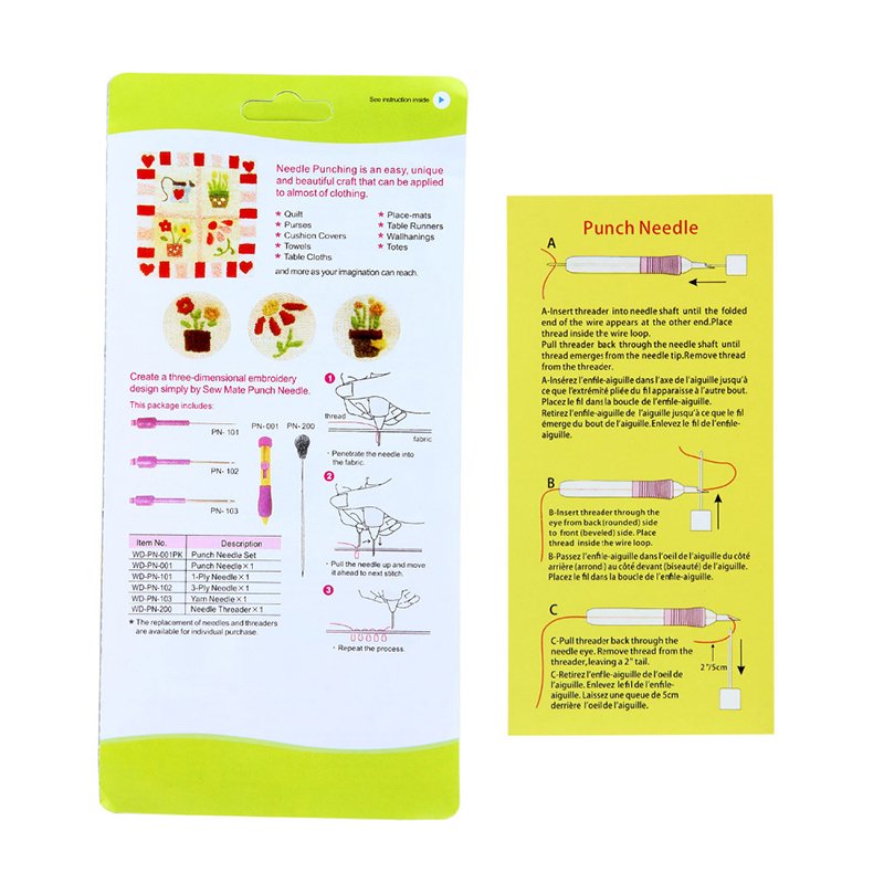 Magic Embroidery Pen Punch Needles Embroidery Pen Set Embroidery Patterns Craft Tool Including 50 Color Threads For Diy Sewing Cross Stitching And Knitting Sewing Tool Walmart Canada