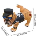 thumbnail image 6 of House Decorations for Home, Blue Decorations, 4 in Resin Figurine, Dog Decorations for The Home, Table Top Decor, Entry Display, Red Heart Detail, 1 Pc, 6 of 6