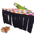 thumbnail image 5 of Visland Guinea Pigs Rats Corner Hideout Hidey Curtain Hideouts Cage Accessories Hidden Habitat Tent Toys for Ferrets Chinchillas Sugar Glider Bunny Pet Animals, 5 of 6