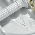 thumbnail image 5 of Turandoss 14K White Gold Plated Dainty Tiny Cross Choker Pendant Necklace for Women Faith Jewelry Trendy Personalizedt First Communion Christian Religious Gifts for Her Girls, 5 of 6