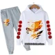 thumbnail image 1 of Conjunto de Sudadera con capucha de Naruto de Anime japonés para niños, ropa para niños y niñas, traje deportivo para niños, pantalones con capucha, conjunto de 2 piezas, moda de otoño, 1 of 1