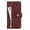 Winered, variant on ELEHOLD Luxury Wallet Case for iPhone 14 Pro 6.1" Card Slots Zipper Purse Stand Function with Crossbody Strap Wrist Strap PU Leather Shockproof Case, Rosegold