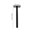 thumbnail image 2 of Supvox 2Pcs Heavy Duty Floating Shelf Support Iron Black for Bookshelf Use, 2 of 7