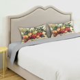 thumbnail image 5 of Haosy Satin Pillowcase for Hair and Skin Standard Cooling Silk Pillow Case with Envelope Closure Apple Tomato Grape Mango 20"x26", 5 of 9