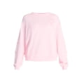 thumbnail image 5 of Valentine's Day Women's Heart Lasso Graphic Fleece Top from Way to Celebrate, Sizes S-XXXL, 5 of 5