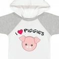 thumbnail image 4 of Inktastic I Love Piggies with Cute Pig Boys or Girls Baby Bodysuit, 4 of 5