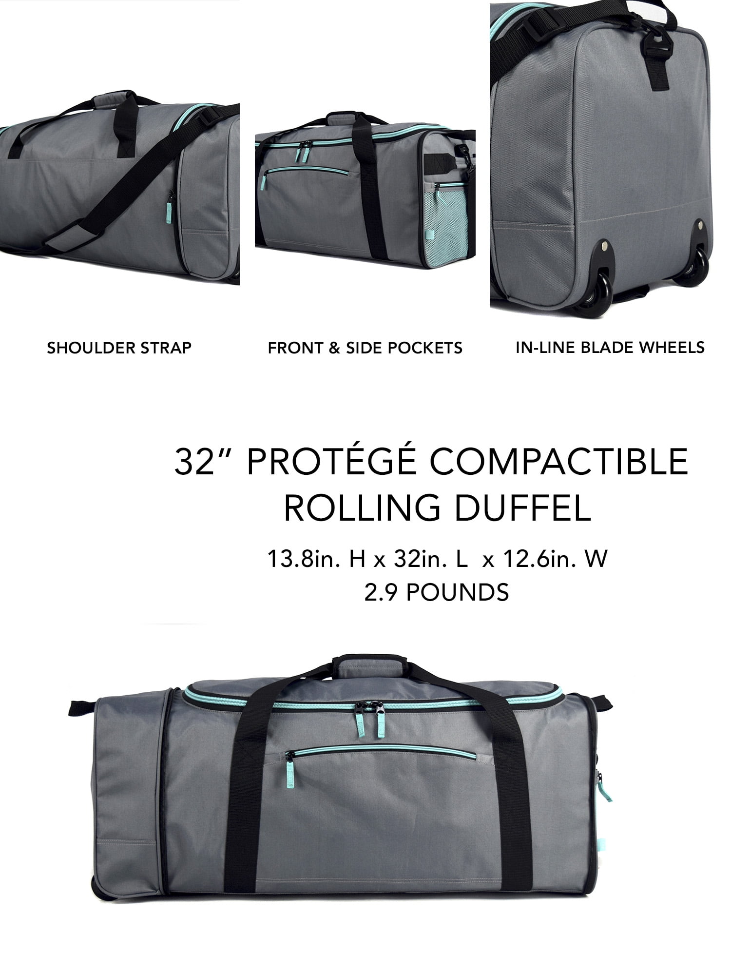 Protege 32 Compactible Rolling Duffel