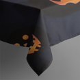 thumbnail image 4 of Halloween Glowing Pumpkins Pattern Rectangle Tablecloth 60"x102",Waterproof Polyester Rectangle Table Cloth, Wipeable Spillproof Polyester Tablecloth for Dining, Camping, Indoor and Outdoor, 4 of 6