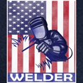 thumbnail image 3 of CafePress - American Flag Welder Design Welding Ima Sweatshirt - Zip Hoodie, Classic Hooded Sweatshirt with Metal Zipper, 3 of 4