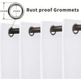 thumbnail image 2 of Rideaux Intérieurs Extérieurs pour Patio \ Panneau de Rideau à Oeillets Bloquant le Soleil pour Intimité, Rideaux Résistants aux Intempéries pour Gazebo, Véranda avant, Pergola, Kaki G x H Panneau, 2 of 8