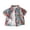 Red, variant on GUZOM Kids Boys Floral Print Short Sleeve Camp Collar Button Down Shirt Red Polyester Summer Vacation Casual,Size 1-2T