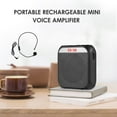 thumbnail image 2 of Sound Portable Rechargeable Voice Display with MIC Recording Function Wired Headmount Microphone & Waistband, 2 of 7