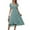 A5#1_Green, variant on LISTHA Floral Dress for Women Wedding Guest V Neck Casual Flowy Short Sleeve Maxi Dress Ruffle Summer Vacation Cute Sundresses Saffron L