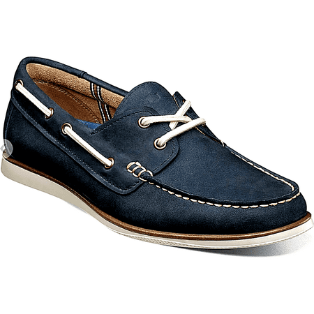 

Men s Florsheim Atlantic Moc Toe Boat Shoes Slip On Casual Navy 13367-410 US Shoe Size (Men s): 14 Width: Medium (D M)