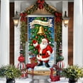 thumbnail image 4 of Taicans Santa Claus Christmas Door Covers 35.4x70.9in - Festive Front Door & Wall Decor,Easy Install Holiday Party Decoration,Reusable Standard Size for Indoor/Outdoor Use, 4 of 5