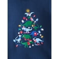 thumbnail image 3 of Holiday Time Toddler Girls' Christmas Graphic Tee with Long Sleeves, Sizes 12M-5T, 3 of 3