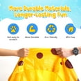 thumbnail image 3 of Splash Pad for Kids Ages 4-8 ,Perfect Toddler Outdoor Toy for Summer Fun, Backyard Water Play Mat for Babies Toddlers or Pet Dog, Giraffe-Themed,Yellow, 3 of 7