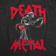 thumbnail image 2 of Mens Death Metal T Shirt Funny Brutal Grim Reaper Bloody Guitar Tee for Guys Graphic Tees, 2 of 9