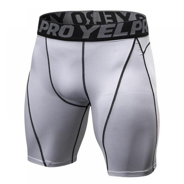 Greyghost Shorts de Sport Compression pour Hommes Collants de Musculation d'Été Super Extensibles