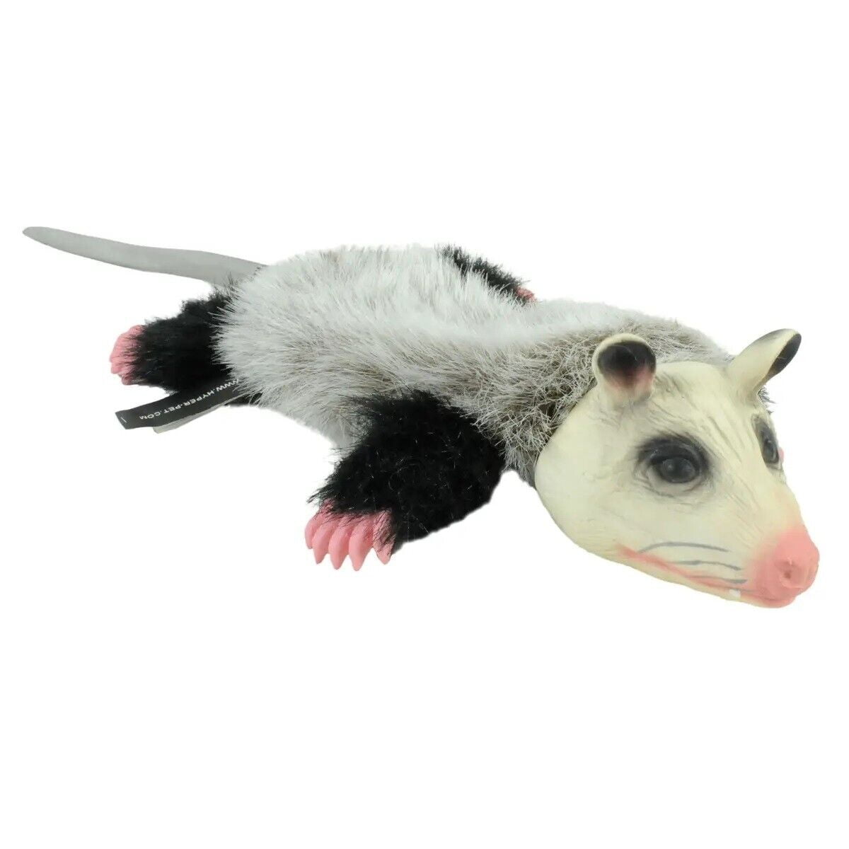Dog Toys Realistic Looking Stuffing Free Plush Latex and Interactive Squeaker (Black and White Skunk)