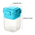thumbnail image 3 of CNKOO Overnight Oats Container with Lids - Plastic Containers with Lids - Oatmeal Container to go | Portable Cereal and Milk Container on the go | Airtight Snap Lock Storage Jars, 3 of 6