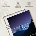 thumbnail image 6 of Elephant Stock Zermatt At Night Wall Art - Vertical Multi Panel Canvas - Living Room Wall Decor - Places Multi Panel - Gray And Black Decor - 32" x 50", 6 of 8