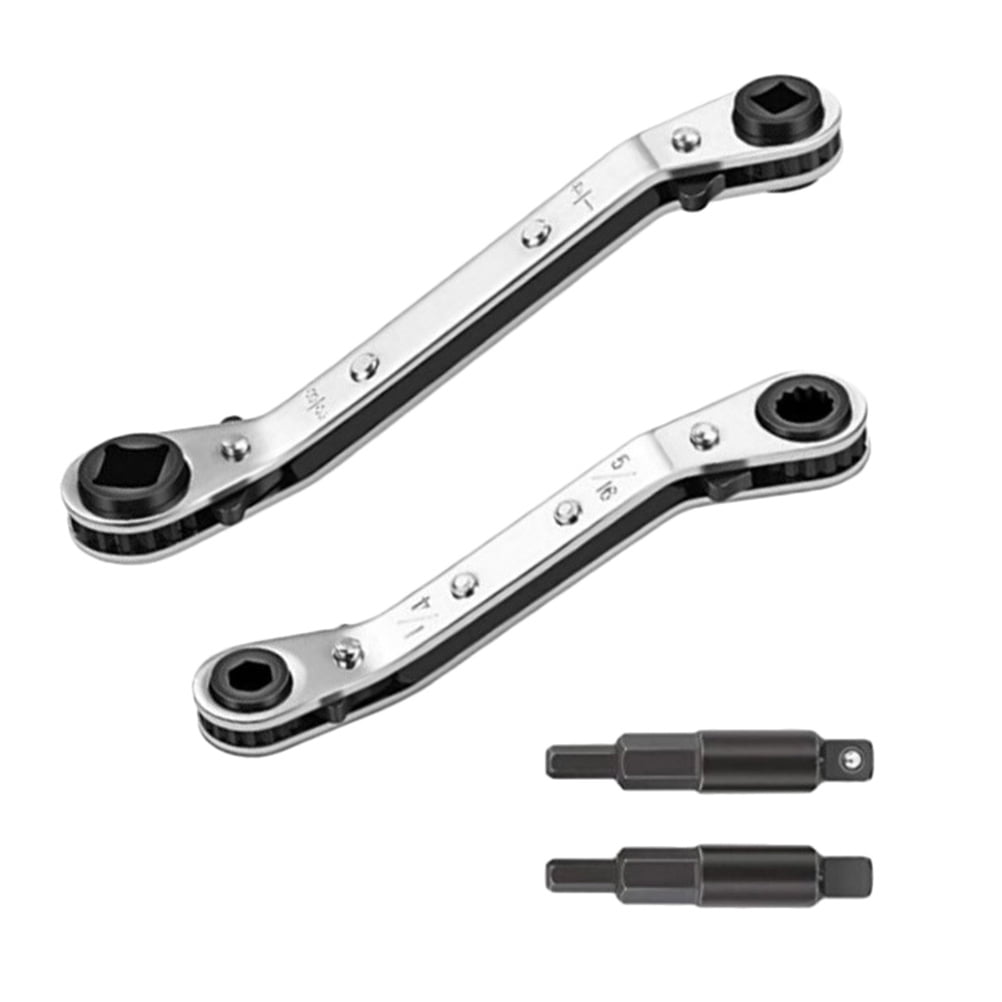 Etereauty Wrench Spanner Ratchet Refrigeration Service Quick Spanners