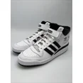 thumbnail image 2 of Adi - das White Black Forum Mid FY7939 Lace Up Sneaker Shoes Mens Size 11, 2 of 5