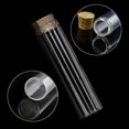 thumbnail image 3 of 30pcs 25ml Glass Test Tubes, 20100mm Clear Flat Test Tubes With Cork Stoppers For Scientific Experiments, Bath Salt And Candy Storage(bejoey), 3 of 5