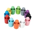 thumbnail image 4 of Juguete de tazas apilables, juguete Montessori, juego creativo, marioneta de madera colorida, juguete clasificador de colores para regalos, cumpleaños, 4 of 9