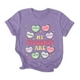 thumbnail image 4 of Shadoumai Valentine Shirts for Women Love Heart T Shirt Long Sleeve Valentines Gift Shirt Casual Tee Tops, 4 of 6