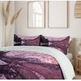 thumbnail image 6 of Ambesonne USA Duvet Cover Sets, Snowy Maroon Bells and Lake, 2-King, Dried Rose Lavender, 6 of 7