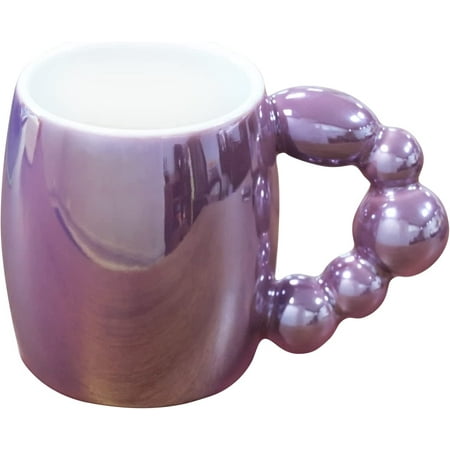 

JLMMEN STORE Ceramic Coffee Mug Cute Creative Candied Haws Handle Mug Design for Office and Home 15 oz/450 ml for Latte Tea Milk (Pearl Purple)