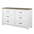 thumbnail image 1 of Ameriwood Home Commo Chapelle Colline 6 Tiroirs en Blanc, 1 of 7
