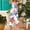 Light Blue, variant on Women's Patriotic Bib Overalls With Stars and Stripes Print Featuring Vintage Distressed Look Loose Wide Leg Jumpsuit with Side Pockets Light Blue S