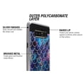 thumbnail image 4 of FINCIBO Brushed Hybrid Case Slim Hard Layer Armor Cover for Samsung Galaxy Note 8, Colorful Mosaic Mermaid Scales, 4 of 7