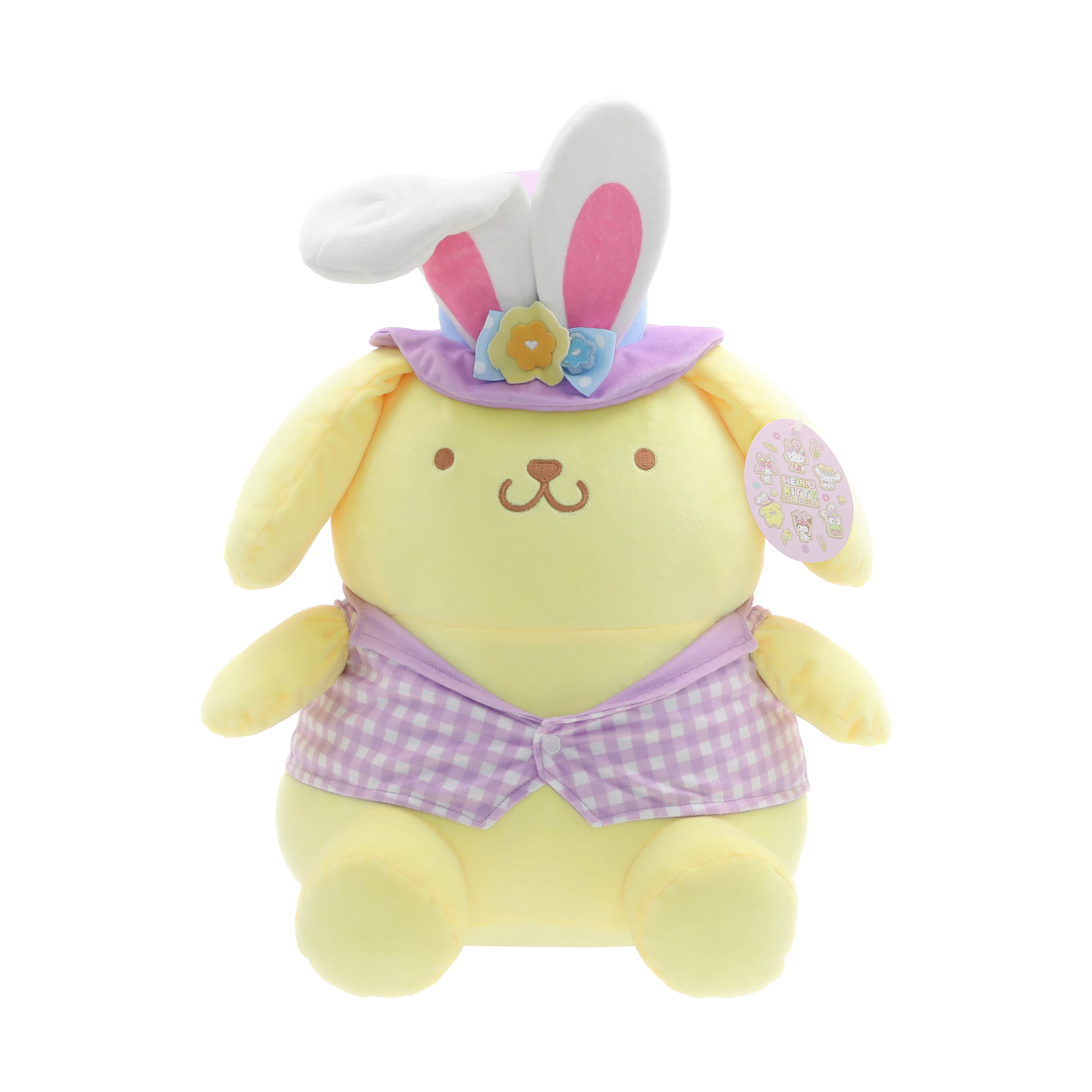 Sanrio® Pompompurin™ Jumbo 13.5-inch Plush Toy with Easter Bunny