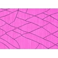thumbnail image 1 of Ahgly Company Indoor Rectangle Solid Pink Modern Area Rugs, 2' x 5', 1 of 4