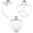 White, variant on 3-Piece Mixer Attachment Kit for KitchenAid 4.5/5 QT Tilt-Head Mixers, Stainless Steel K45WW Wire Whip, K45DH Dough Hook & K45B Coated Flat Beater, Baking Essentials Set, Dishwasher Safe