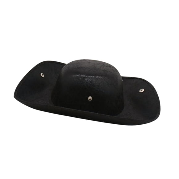 Maytalsory Chapeau de Pirate Tricorne Chapeau Halloween pour Rôles [Design Original]: Cet Accessoire Photo de Performance sur Scène d'Halloween Noir