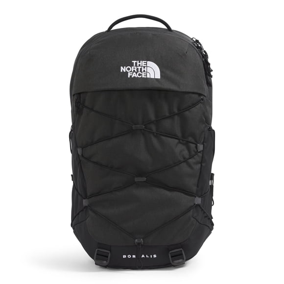 The North Face Borealis Commuter Laptop Backpack - Water Repellent, 16" Laptop Sleeve, Large Main Compartment, Asphalt Grey Light Heather/TNF Black-NPF, One Size