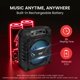 thumbnail image 5 of Sistema de altavoces PA Bluetooth Pyle de 300 W con subwoofer de 8», 5 of 7