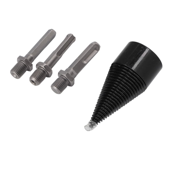 Brocas para partidor de troncos, 4 piezas Brocas para partidor de madera Brocas para partidor de madera Brocas para leña Diseño fácil de usar