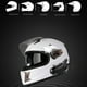 thumbnail image 4 of 6X Intercomunicador de Intercomunicador de Auriculares Bluetooth de Motocicleta Comunicación de Auriculares, 4 of 5
