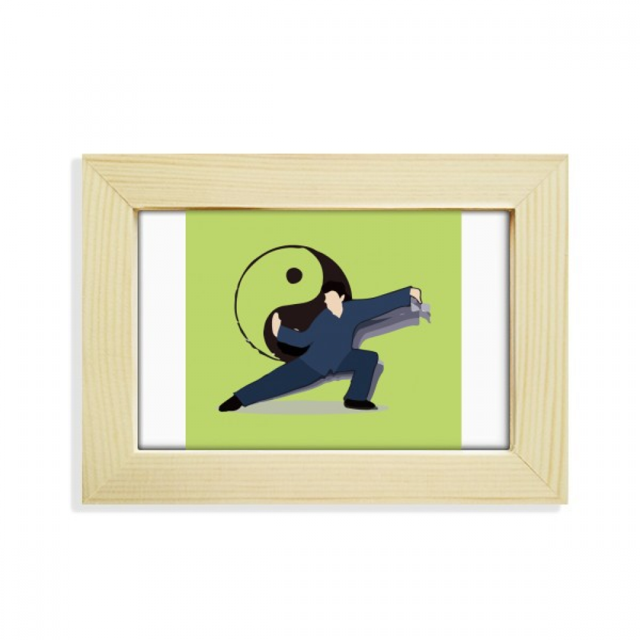 Chinese Kung Fu Tai Boxing Gossip Desktop Decorate Photo Frame Picture Art Painting 5x7 inch