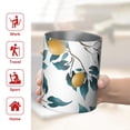 thumbnail image 5 of 12oz Coffee Tumblers Yellow Lemon Fruits White Pattern Stainless Steel Vacuum Insulated Travel Tumbler Coffee Cups Mug with Lid and Straw with Cleaning Brush for Cold & Hot Drinks, 5 of 5