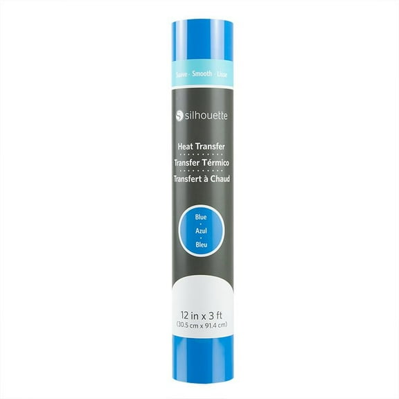 Silhouette Smooth Heat Transfer Material 12"X36"-Blue