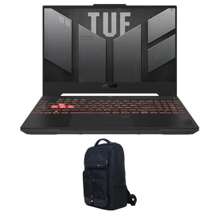 ASUS TUF Gaming A15 (2023) Gaming/Entertainment Laptop (AMD Ryzen 7 7735HS 8-Core, 15.6in 144Hz Full HD (1920x1080), GeForce RTX 4050, Win 11 Home) with Atlas Backpack