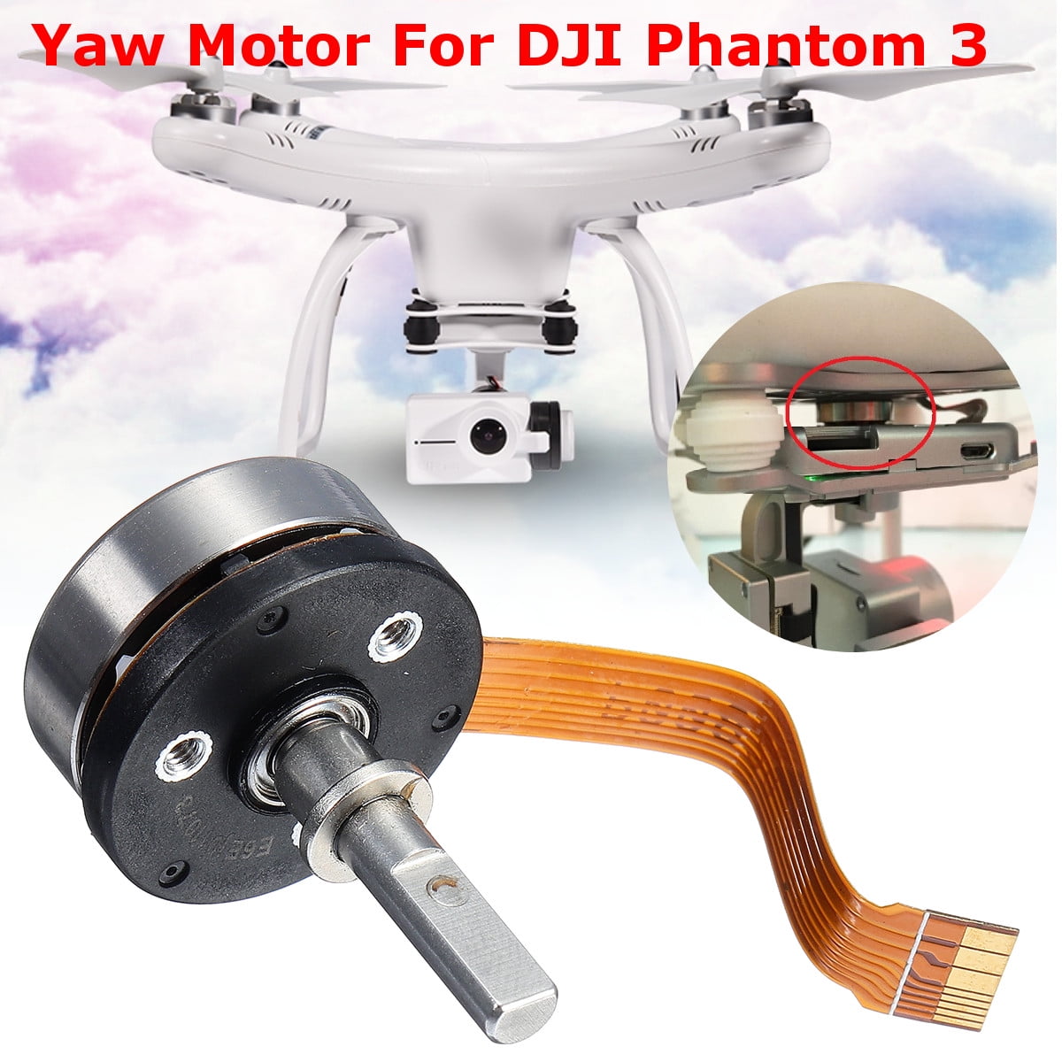 Yaw Motor Gimbal Repair Part for DJI Phantom 3 Professional Advanced Standard